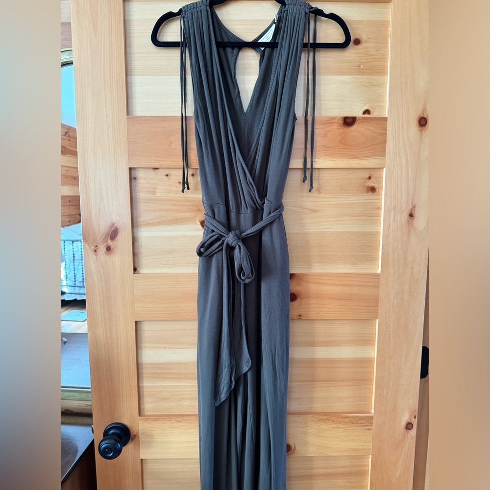Anthropologie Green Romper